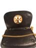 Tory Burch 100% Leather Black Gold Clutch One size - photo 2