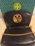 Tory Burch 100% Leather Black Gold Clutch One size - photo 6