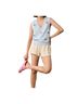 t.la Blue Sleeveless Top Size L - photo 1
