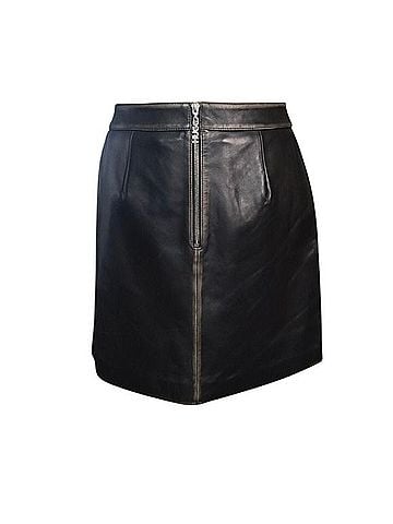 HUGO BOSS Leather Skirt (view 2)