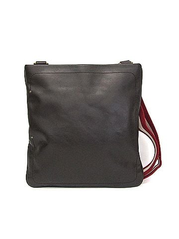 Bally Bally Trainspotting Sacoche Men's Leather Crossbody Bag Dark Brown (view 1)