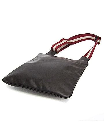 Bally Bally Trainspotting Sacoche Men's Leather Crossbody Bag Dark Brown (view 2)