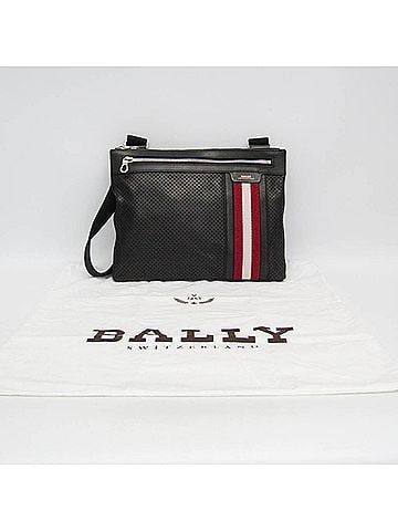 Bally Bally OLIVER-MD Men's Leather Crossbody Bag,Shoulder Bag Black (view 2)