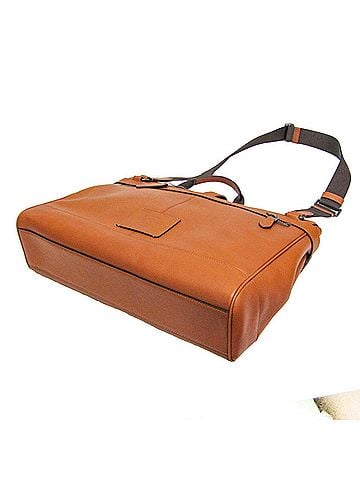 Coach Coach Hudson Messenger F23204 Men's Leather Briefcase,Shoulder Bag Brown (view 2)