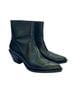 Zara 100% Leather Black Ankle Boots Size EU 37 - photo 1