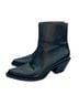 Zara 100% Leather Black Ankle Boots Size EU 37 - photo 2