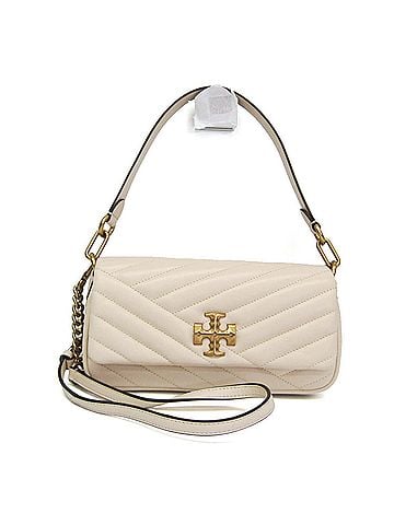 Tory Burch Tory Burch Kira Chevron Small Bag Women's Leather Handbag,Shoulder Bag Off-white (view 1)