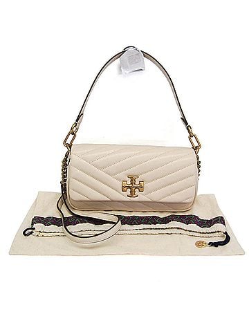 Tory Burch Tory Burch Kira Chevron Small Bag Women's Leather Handbag,Shoulder Bag Off-white (view 2)