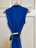 Tahari 100% Polyester Color Block Blue Black Green Sleeveless Blouse Size M - photo 7
