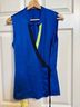 Tahari 100% Polyester Color Block Blue Black Green Sleeveless Blouse Size M - photo 6