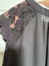 Torrid 100% Polyester 70% Cotton 30% Nylon Solid Gray Sleeveless Blouse Size 10 - photo 4
