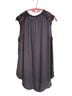 Torrid 100% Polyester 70% Cotton 30% Nylon Solid Gray Sleeveless Blouse Size 10 - photo 2