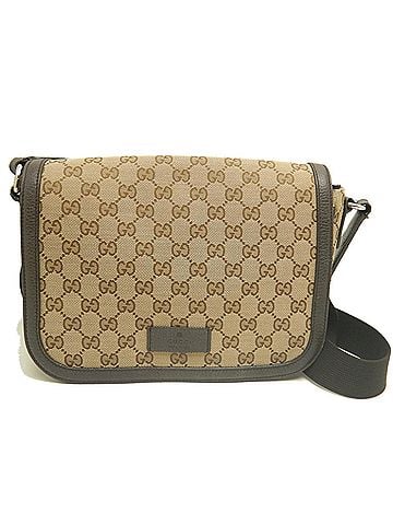 Gucci GUCCI 449172 Shoulder Bag GG Canvas x Leather Beige Women's 254189 (view 1)