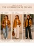 Gap Solid Brown Trenchcoat Size XXL (tall) - photo 8