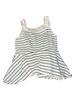 Deletta Stripes White Green Sleeveless Top Size S - photo 2