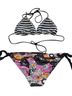 Volcom Floral Multi Color Two Piece Swimsuit Size L - photo 2