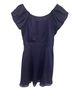 BCBGeneration Navy Puff-Sleeve Mini Dress Cocktail Dress - photo 1
