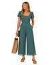 Lulus Solid Teal Jumpsuit Size S - photo 1