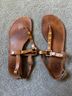 Tory Burch 100% Leather Brown Sandals Size 8 1/2 - photo 3