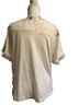 J.Crew 100% Cotton 100% Silk 100% Polyester Ivory Short Sleeve Blouse Size L - photo 2