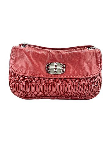 Miu Miu Miu Miu Miu Matelassé Shoulder Bag, Red (view 2)