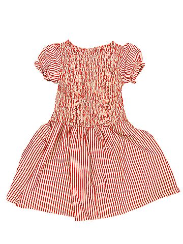 Maeve Margie Smocked Striped Casual Dress (view 2)