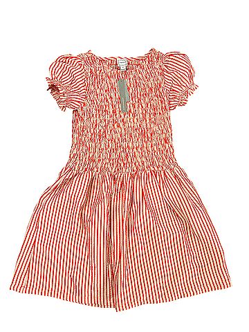 Maeve Margie Smocked Striped Casual Dress (view 1)