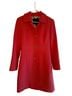J.Crew 75% Wool 25% Nylon 100% Polyester Red Pink Coat Size 2 - photo 1