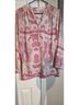 Violet & Claire 100% Polyester Floral Multi Color Blouse Size L - photo 3
