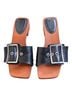Zara Black Brown Mule/Clog Size EU 38 - photo 1