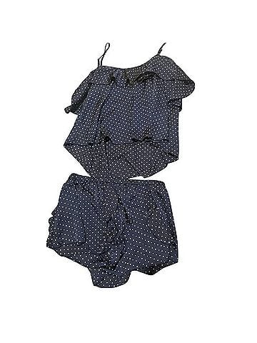 Victoria's Secret X Havaianas Polka Dot Satint Outfit  Two Piece Dressy Shorts (view 2)
