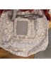 Brighton 100% Leather Floral Red Ivory Silver Leather Tote One size - photo 12