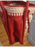 Brighton 100% Leather Floral Red Ivory Silver Leather Tote One size - photo 9