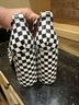 Steve Madden Checkered-gingham Black White Heels Size 8 1/2 - photo 5