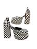 Steve Madden Checkered-gingham Black White Heels Size 8 1/2 - photo 1