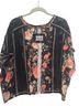 Pol Floral Black Orange T-Shirt Size M - photo 2