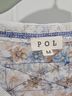 Pol Floral Blue Brown Long Sleeve T-Shirt Size M - photo 3
