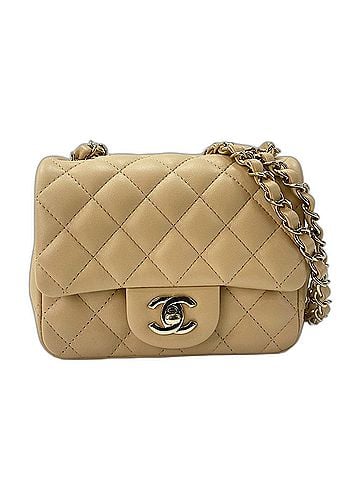 Chanel Chanel Matelassé Small Shoulder Bag, Beige (view 1)