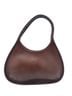 Coach 100% Leather Solid Brown Shoulder Bag One size - photo 2