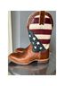 Shyanne Stars Brown Red Boots Size 7 1/2 - photo 5