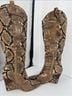 Jessica Simpson Snake Print Brown Tan Wedges Size 6 1/2 - photo 8