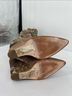 Jessica Simpson Snake Print Brown Tan Wedges Size 6 1/2 - photo 7