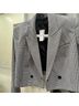 Express Plaid Black White Blazer Size XL - photo 9
