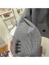 Express Plaid Black White Blazer Size XL - photo 12
