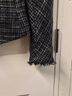 Theory 100% Wool Plaid Black Gray Blazer Size 2 - photo 4