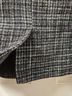 Theory 100% Wool Plaid Black Gray Blazer Size 2 - photo 8