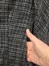 Theory 100% Wool Plaid Black Gray Blazer Size 2 - photo 5