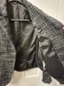 Theory 100% Wool Plaid Black Gray Blazer Size 2 - photo 10
