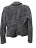 Theory 100% Wool Plaid Black Gray Blazer Size 2 - photo 2
