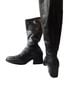 Born 100% Leather Black Boots Size 9 1/2 - photo 2